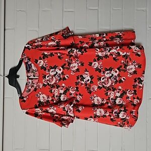 Roman's satin pullover blouse